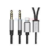 cablu auxiliar baseus l33 apple + 35mm to 35mm aux audio cable