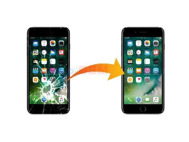 inlocuire schimbare geam ecran sticla display iphone 7 plus negru