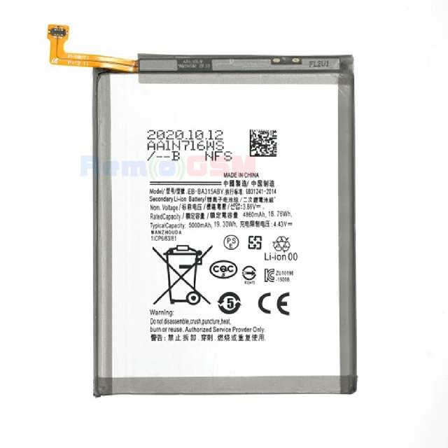 acumulator samsung galaxy a22 sm-a225 galaxy a31 sm-a315 a32 sm-a325 eb-ba315aby