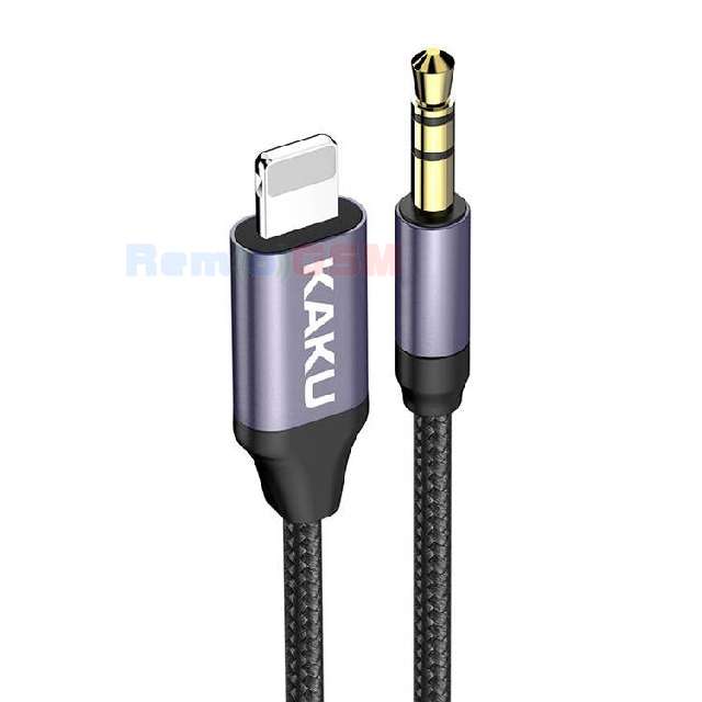 cablu audio kaku ksc-427 jack to lightning iphone  jack 35mm 1m aurit