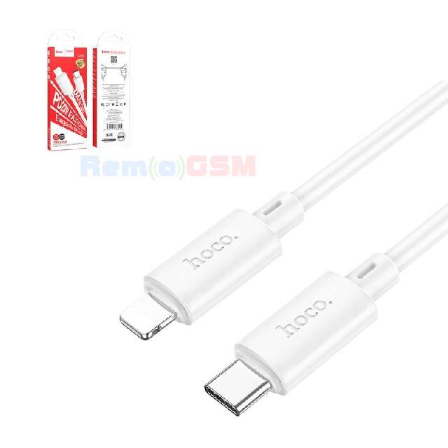 cablu date hoco x88 usb type c lightning 100cm fast charge 20w white