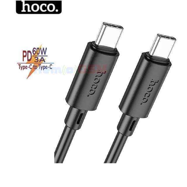 hoco x88 gratified 60w pd fast charging cablu date type c to type c black