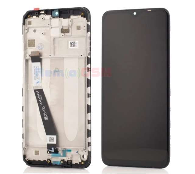 display cu touchscreen si rama xiaomi redmi 9 m2004j19g m2004j19c negru