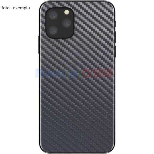 folie carbon full back cover carcasa spate huawei y9a