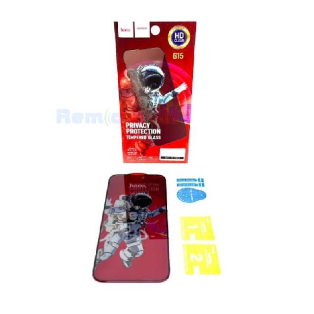 folie sticla tempered glass privacy iphone 15 a3090 a2846 a3089 a3092 hoco g15