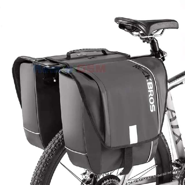 geanta bicicleta rockbros a10 storage bag quick mount system on bicycle trunk 30l