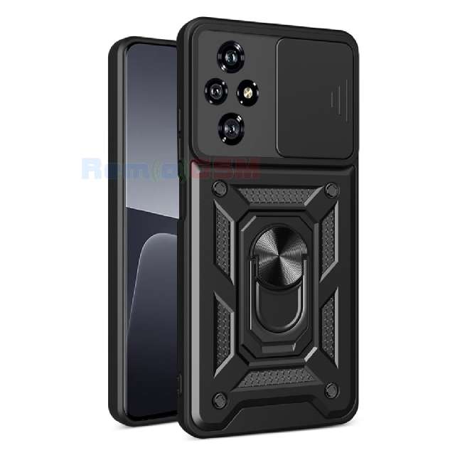husa antisoc armor cu protectie camere honor 200 pro black