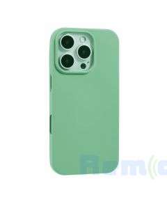 husa microfiber soft tpu turquoise iphone 16 pro max a3296 a3084 a3295 a3297