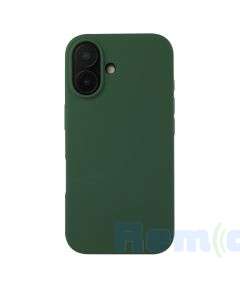 husa x-level thin microfiber tpu dark green iphone 16 plus a3290 a3082 a3289 a3291