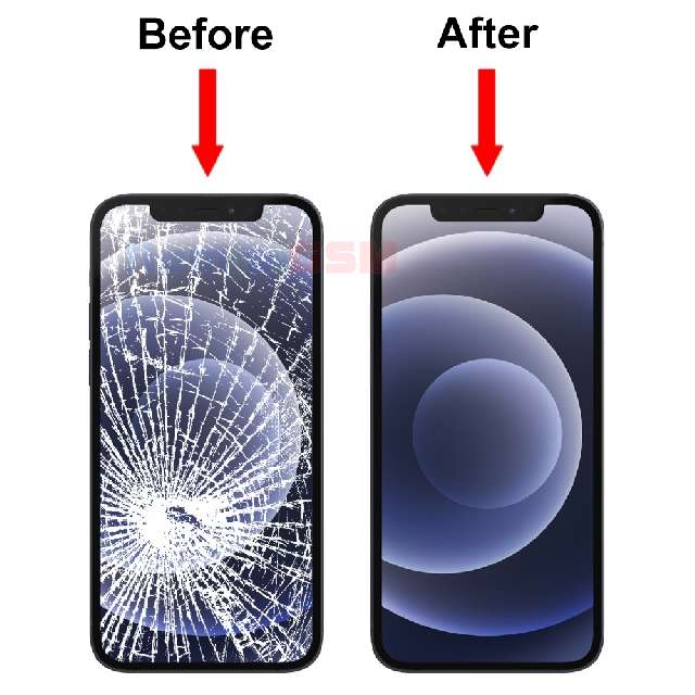 inlocuire geam sticla la display iphone 13 mini