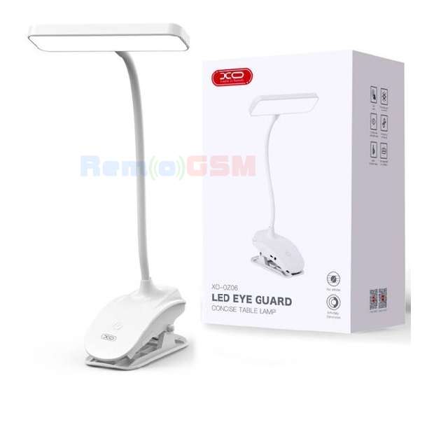 mini lampa birou reincarcabila conectare usb cu telecomanda 3 culori 1200mah white xo-oz07