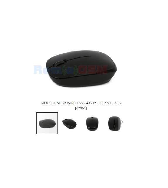 mouse omega wireless 24 ghz 1000dpi black