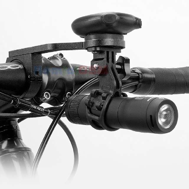 suport lanterna si cronometru bicicleta rockbros 29210005001 stopwatch holder easy mount system
