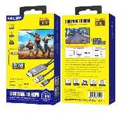adaptor audio si video lightning la hdmi 18m kaku ksc-556