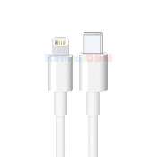 cablu de date incarcare vetter usb-c to lightning pentru iphone ipad 1m white