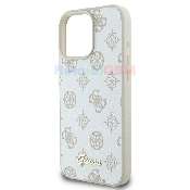husa iphone 16 pro max guess peony script magsafe guhmp16xpgpysh white