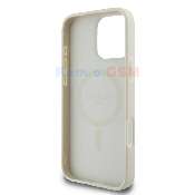 husa iphone 16 pro max guess peony script magsafe guhmp16xpgpysh white