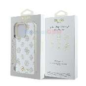 husa iphone 16 pro max guess peony script magsafe guhmp16xpgpysh white