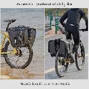 geanta bicicleta rockbros a10 storage bag quick mount system on bicycle trunk 30l