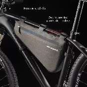 geanta bicicleta rockbros as-017-1 storage bag front frame water resistent easy mount system 8l