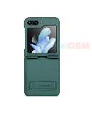 husa nillkin qin leather samsung galaxy z flip 5 green sm-f731