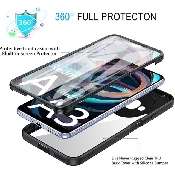 husa colorverse 360 series + screen protector xiaomi redmi a3 black 23129rn51x