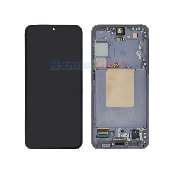 display cu touchscreen si rama samsung galaxy s24 sm-s921 cobalt violet oem swap