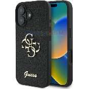 husa iphone 16 guess glitter fixed big 4g guhcp16shg4sgkblack