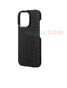 husa iphone 16 pro max magsafe aramid fiber kevlar black