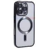 husa magsafe electroedge black clear iphone 16 pro max a3296 a3084 a3295 a3297