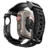 husa rugged armor pro cu curea apple watch 49 mm ultra black
