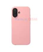 husa x-level thin microfiber tpu pink iphone 16 plus a3290 a3082 a3289 a3291