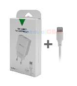 incarcator iphone apple smart travel charger with lighting cable vetter go 31a white