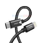 cablu de date incarcare vetter type-c to lightning with pd quick charge nylon braidedapple  iphoneipad
