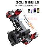 joyroom jr-zs360 suport moto-bike montaj ghidon shockproof 4 corners black