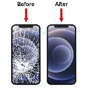 inlocuire geam sticla la display iphone 12 mini