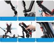 joyroom jr-zs288 suport motobike cu cleme laterale fixare dubla montaj oglinda multiangle secure lock black