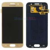 inlocuire display touchscreen samsung sm-a320f galaxy a3 2017 gold oem gh97-19732b