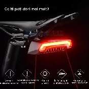lanterna pozitie stop bicicleta rockbros laser tail light lkwd-r1 waterproof