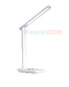 mini lampa birou reincarcabila conectare usb led eye protect suport telefon 1200mah xo-oz05 white