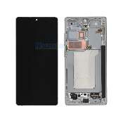 display cu rama samsung galaxy s25 ultra sm-s938 titanium white silver oem gh82-36387c