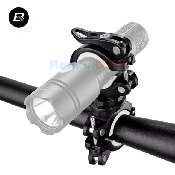suport lanterna bicicleta rockbros dj1001-bkw lamp hoder quick mount system 360 angle rotation
