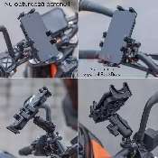 suport telefon bicicleta rockbros c-8308 bike holder quick mount system 360 rotation angle
