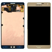 schimbare display cu touchscreen samsung sm-a700f galaxy a7 2015 gold oem original