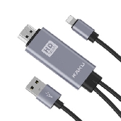 adaptor audio si video lightning la hdmi 18m kaku ksc-556