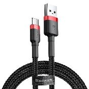 cablu date incarcator baseus cafule cable usb for type-c 3a 05m red +