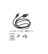 cablu usb 20 la type c 100cm  cbl-03b in blister  negru