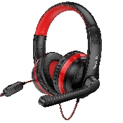 casti gaming hoco w103 jack with microphone - red