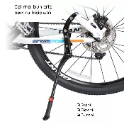 cric bicicleta rockbros bicycle kickstand jc1005bk  quick mount system aluminium
