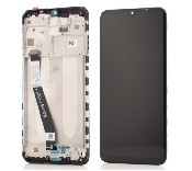 display cu touchscreen si rama xiaomi redmi 9 m2004j19g m2004j19c negru